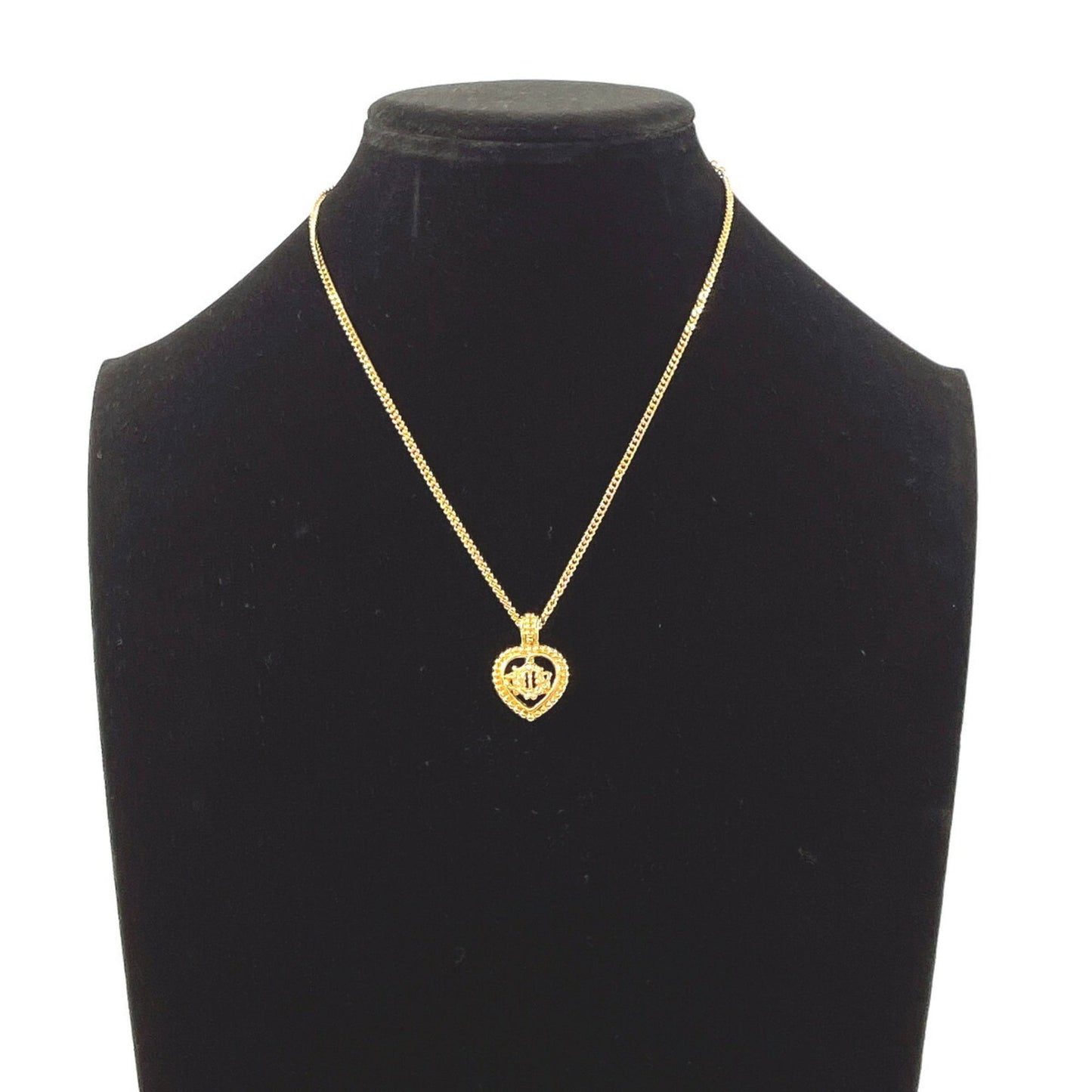 Christian Dior Heart Necklace in Gold for Women