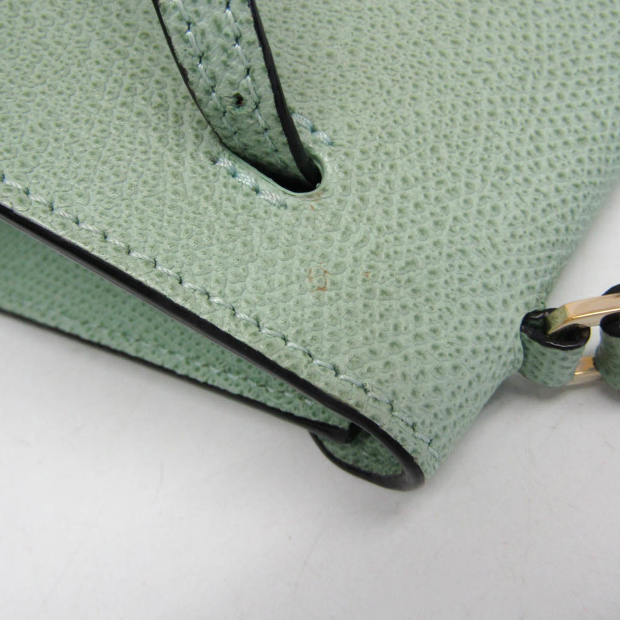 Valextra ISIDE BELT SGES0061028LOCPL99 Women's Leather Fanny Pack,Shoulder Bag Green — Like New