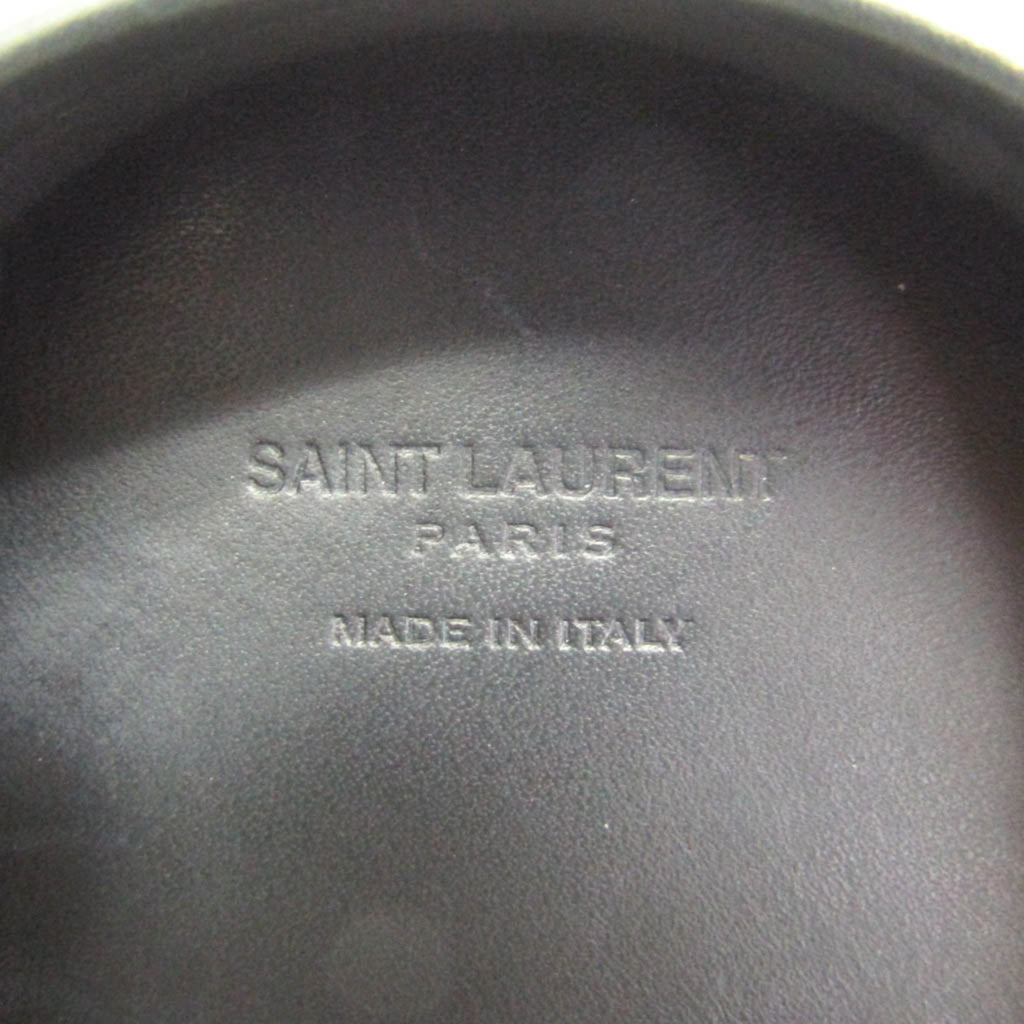 Saint Laurent Cassandra Logo Chain Shoulder Coin Purse Women's Leather Coin Purse/coin Case Black