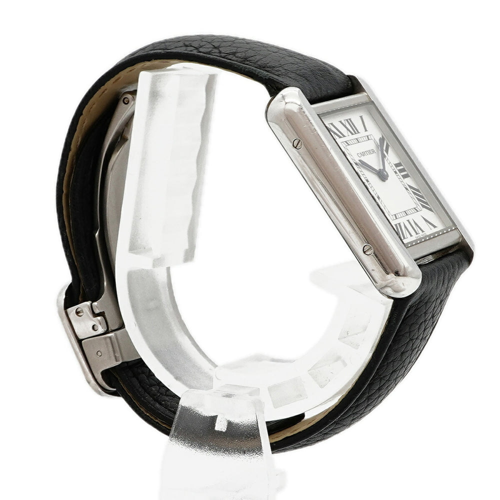 Cartier Tank Solo SM WSTA0030 Silver Dial Women's Watch — Good