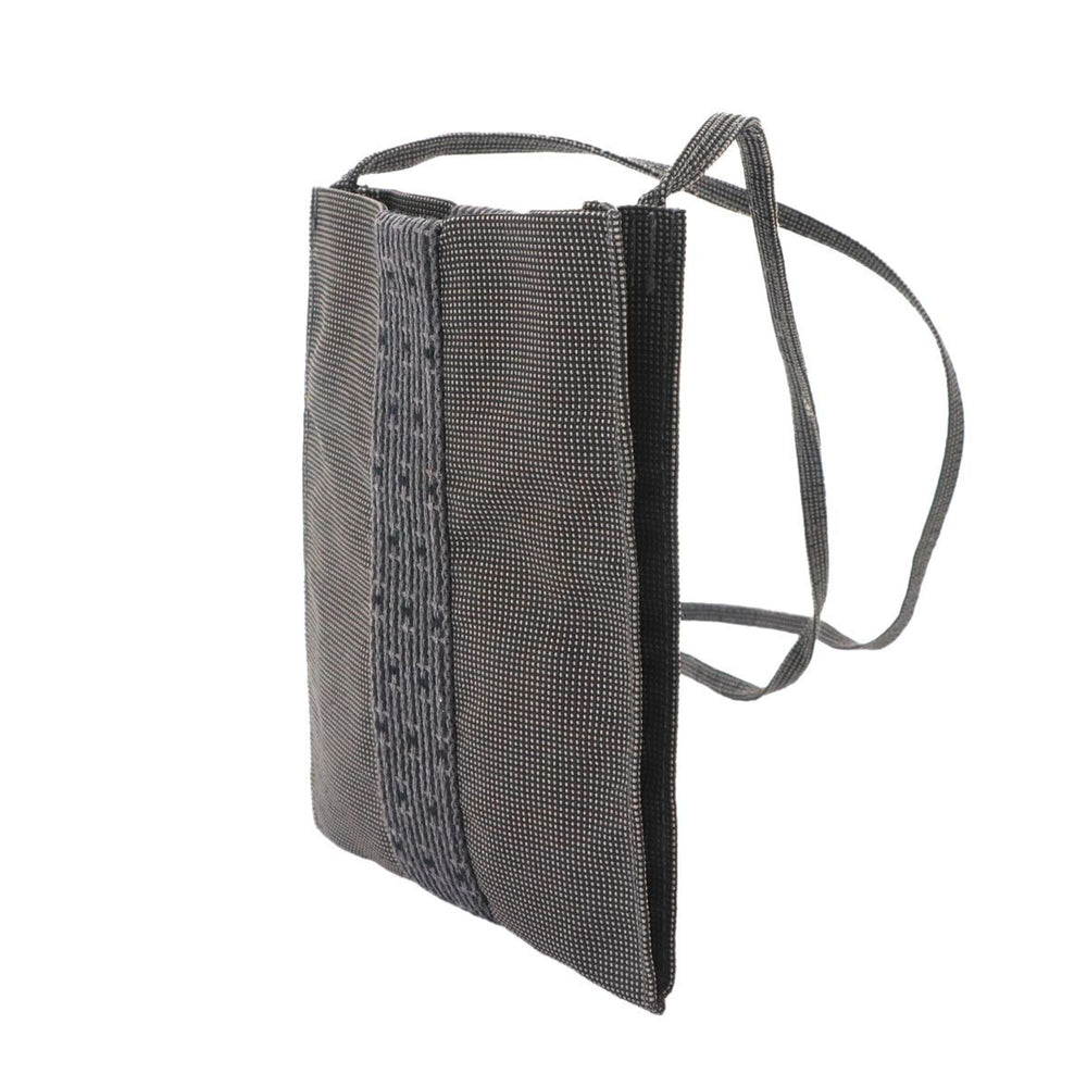 Hermes Herline Pochette Shoulder Handbag, Canvas, Gray — Like New