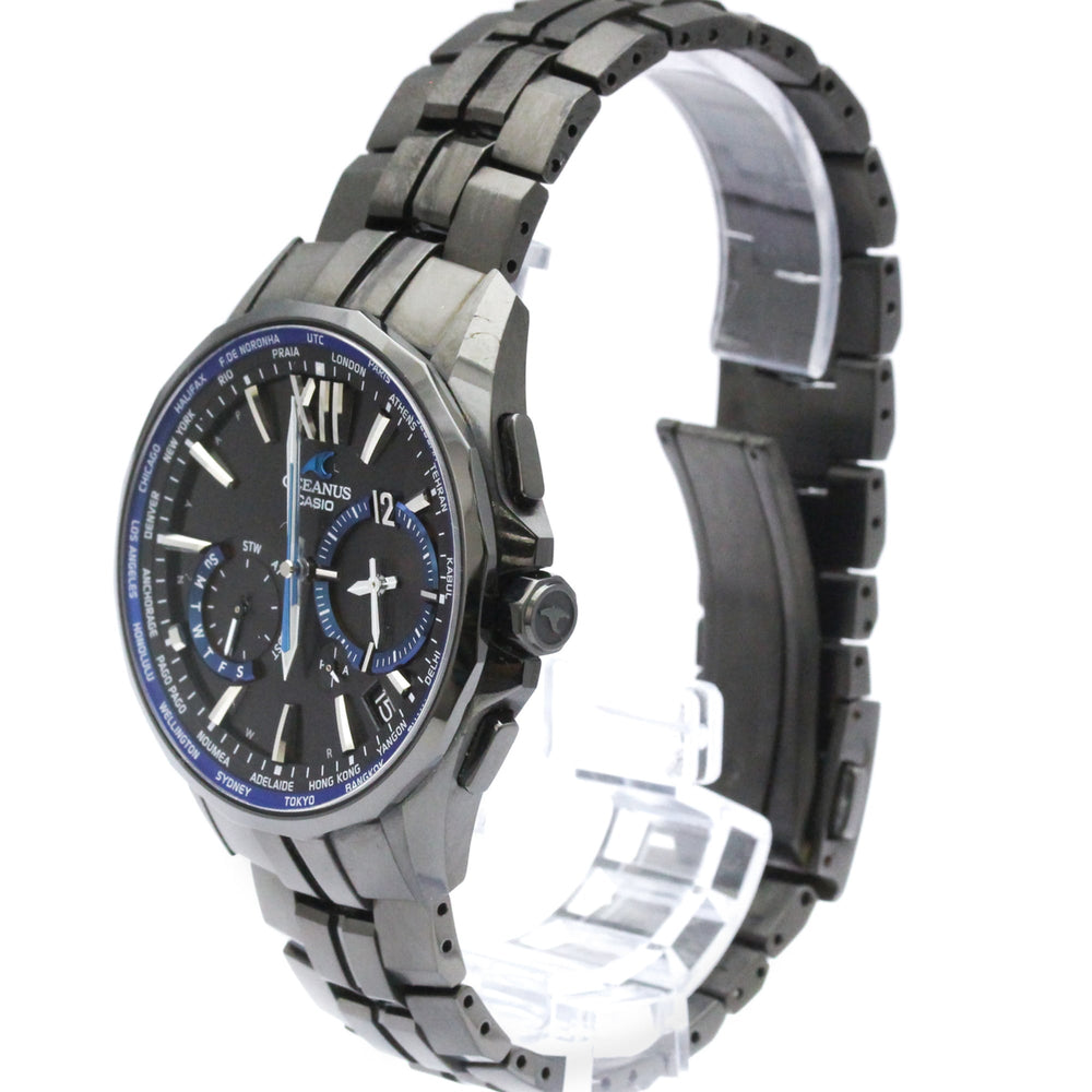CASIO Oceanus Titanium Manta Solar Mens Watch OCW-S3400B-1AJF — Very Good