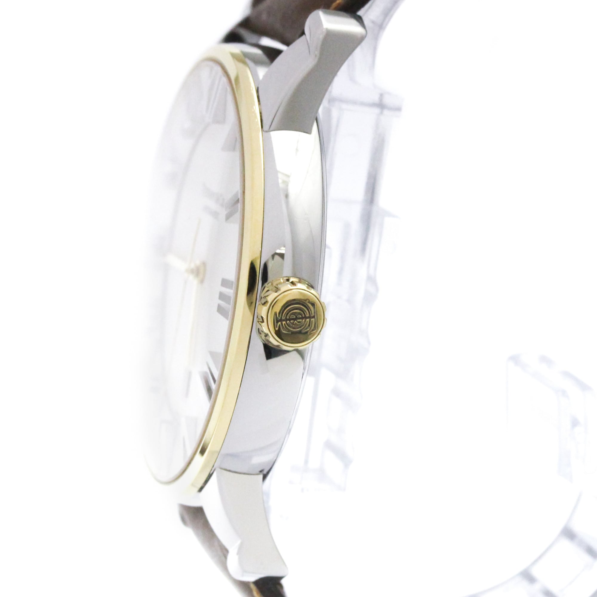 TIFFANY Atlas Dome Gold Plated Steel Automatic Mens Watch Z1800.68.15A21A00A Polished — Very Good