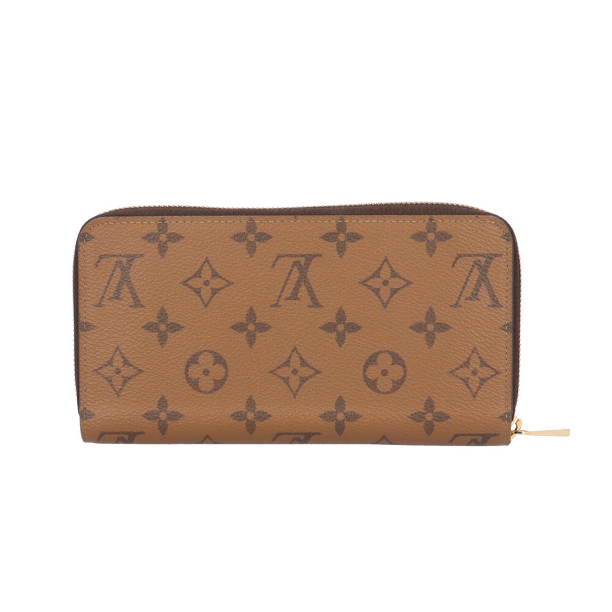 Pre-owned Louis Vuitton Zippy Wallet Monogram Reverse Long Wallet, M82444, Women's