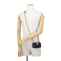 Chanel Chain Shoulder Bag Boy Mini Caviar Skin AP2708 CHANEL Handbag Black Sale Item — Like New