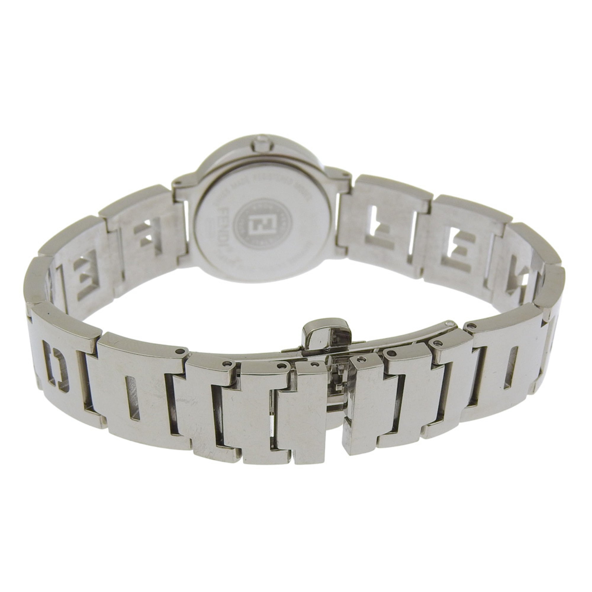 Fendi Olologi Women's Watch, 3050L Stainless Steel, Quartz Movement, Analog Display, Orange Dial — Very Good