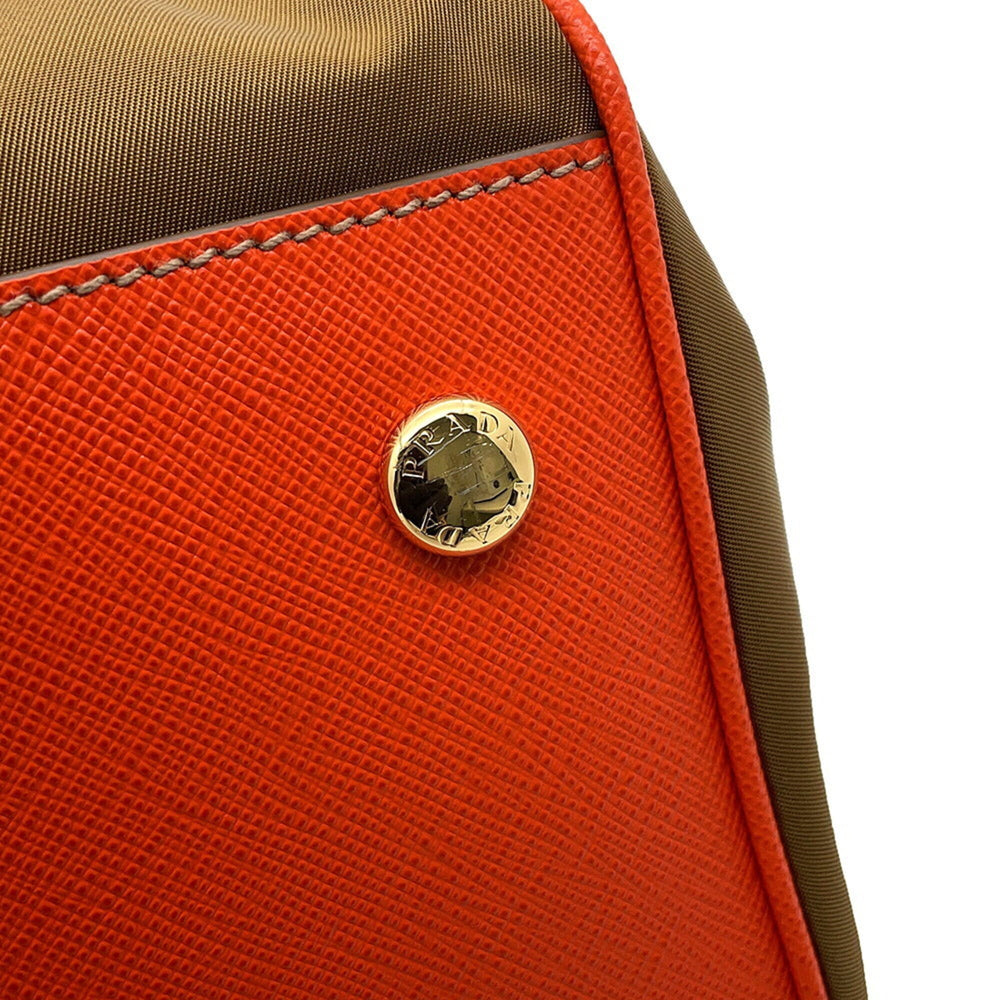 Prada Triangle Handbag, Nylon Leather, PRADA 2-way Shoulder Bag — Like New