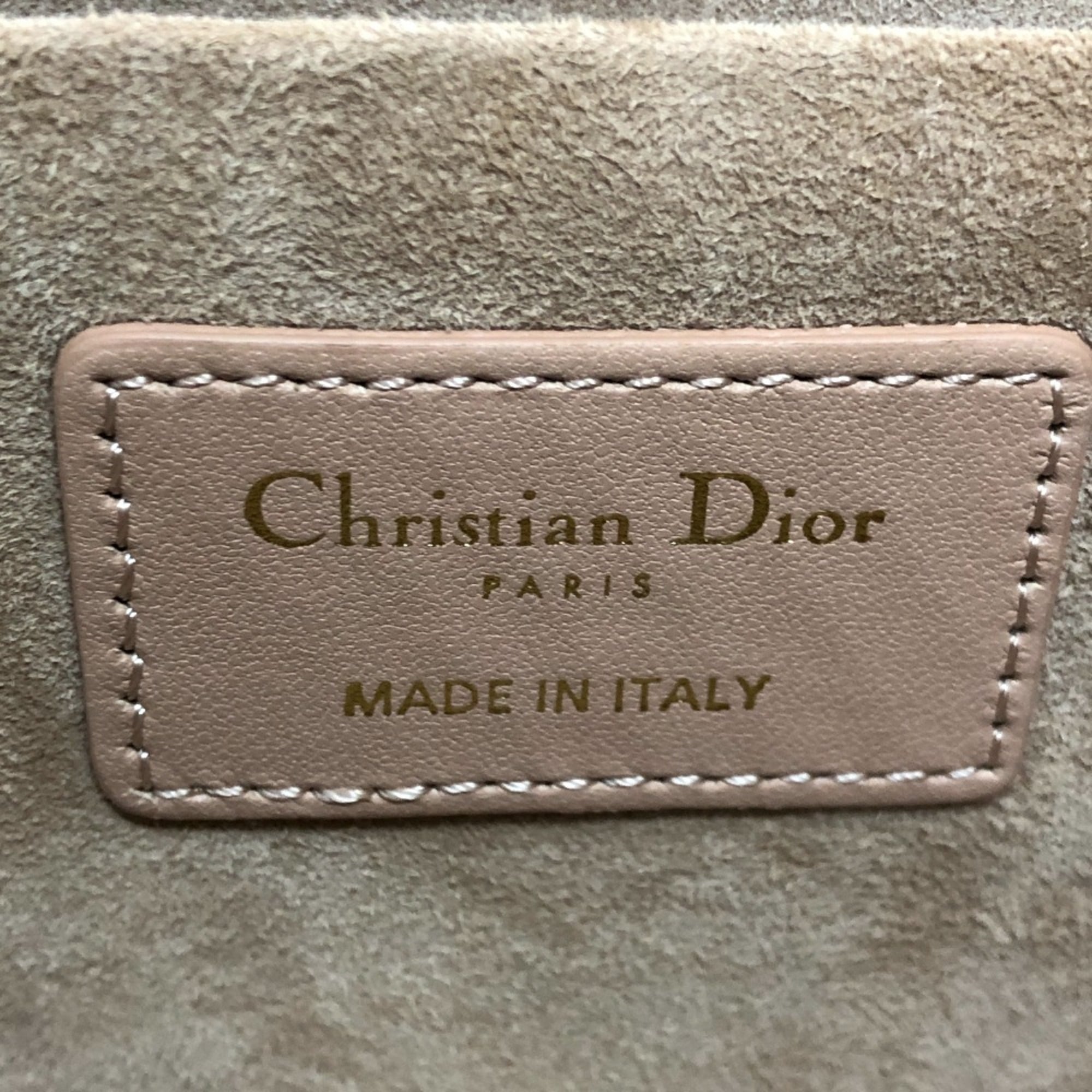 Christian Dior Dior Travel Small Vanity Bag Cannage Stitch Handbag Lambskin Canvas Women's Pink E-240503-12 — New - Store Return