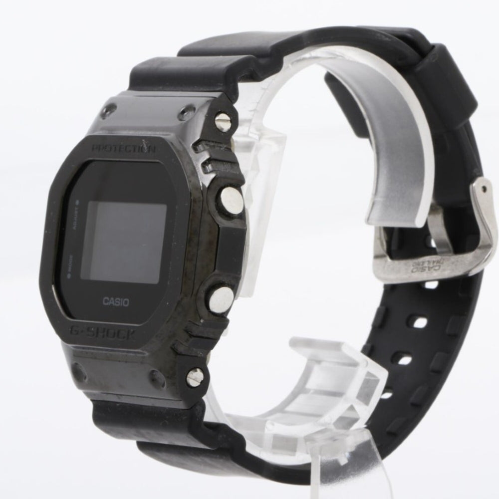 CASIO G-SHOCK DIGITAL 5600 SERIES GM-5600B-1JF Black Stainless Steel Resin Men's Watch — Good