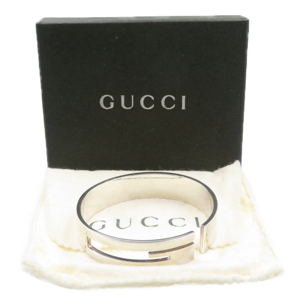 Like new Gucci G Cutout Sterling Silver Bangle 0976GUCCI — Like New