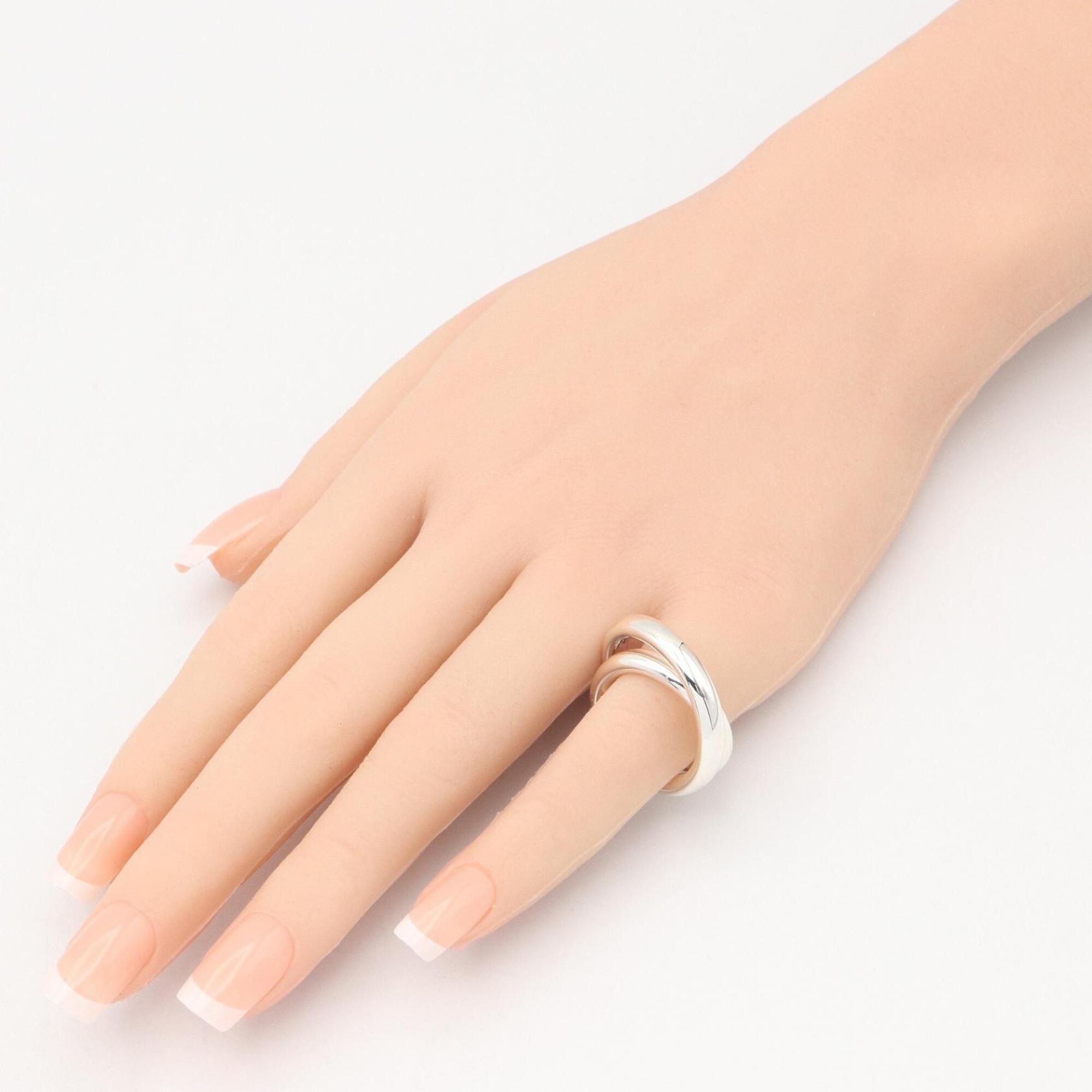 Hermes Vertige Ring, Sterling Silver 925, Tone, Ring/Finger Ring — Like New