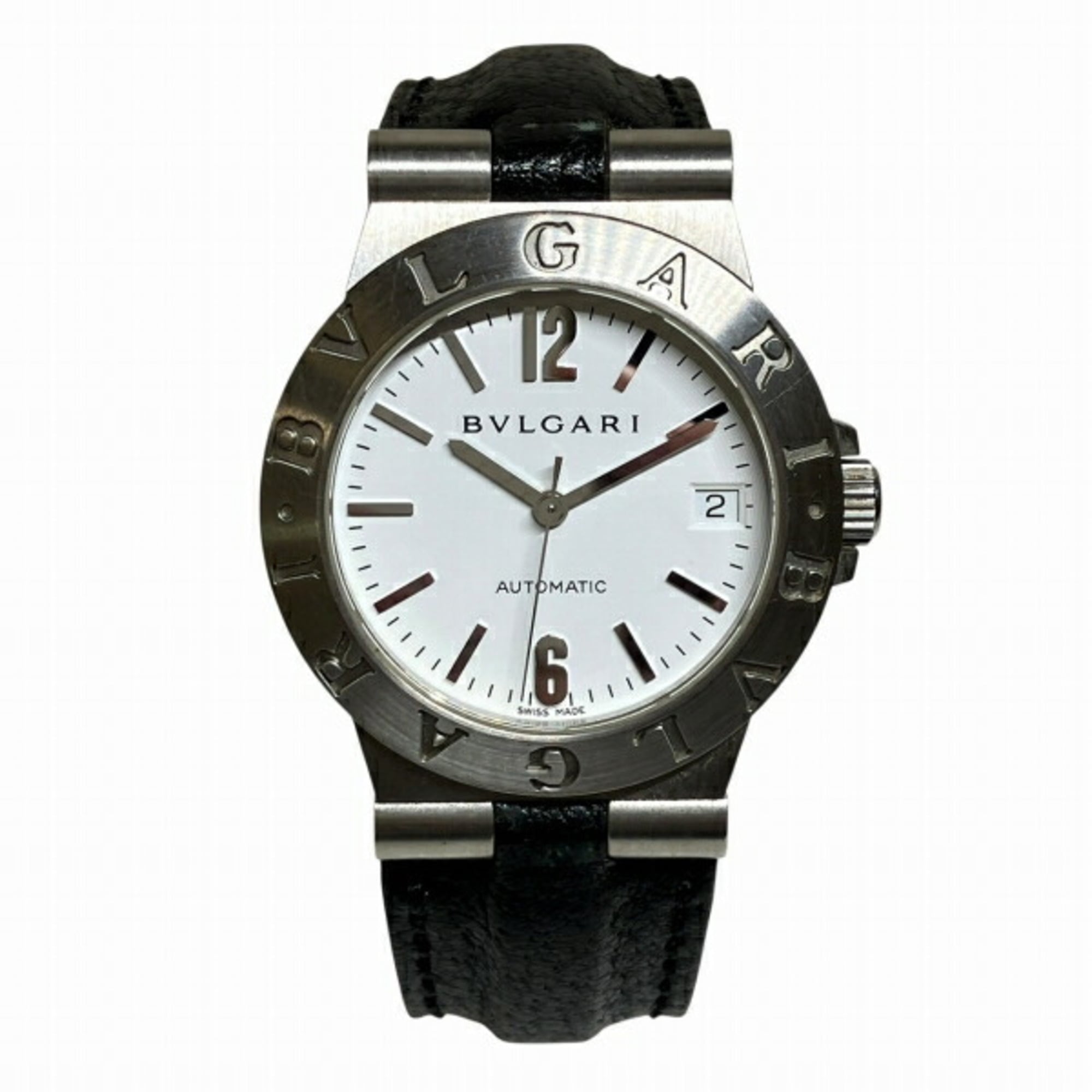 Bulgari BVLGARI Diagono Sport Date LCV35S Automatic Watch Men's — Good