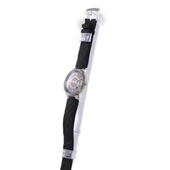 Louis Vuitton Tambour Slim Monogram Q1DM0 SS Quartz Watch — Good
