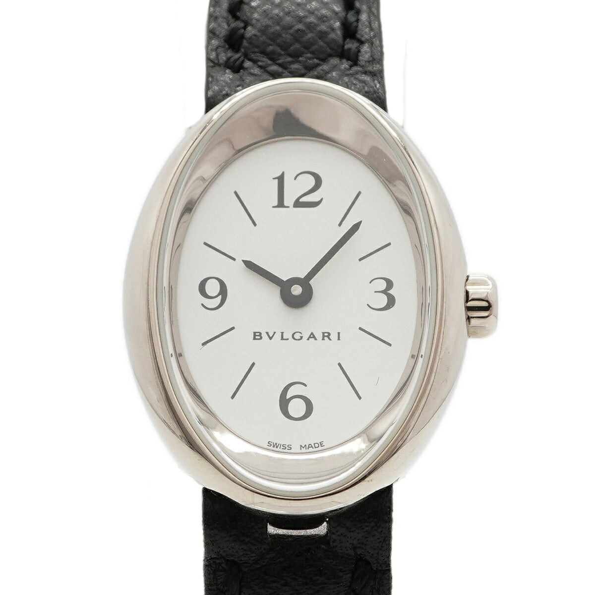Bulgari Oval 750 WG OVW27G White Dial Women's Watch — Good