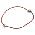 Louis Vuitton Cup 2003 Limited Edition Kiwi Choker in Silver and Brown SV925 Leather for Women