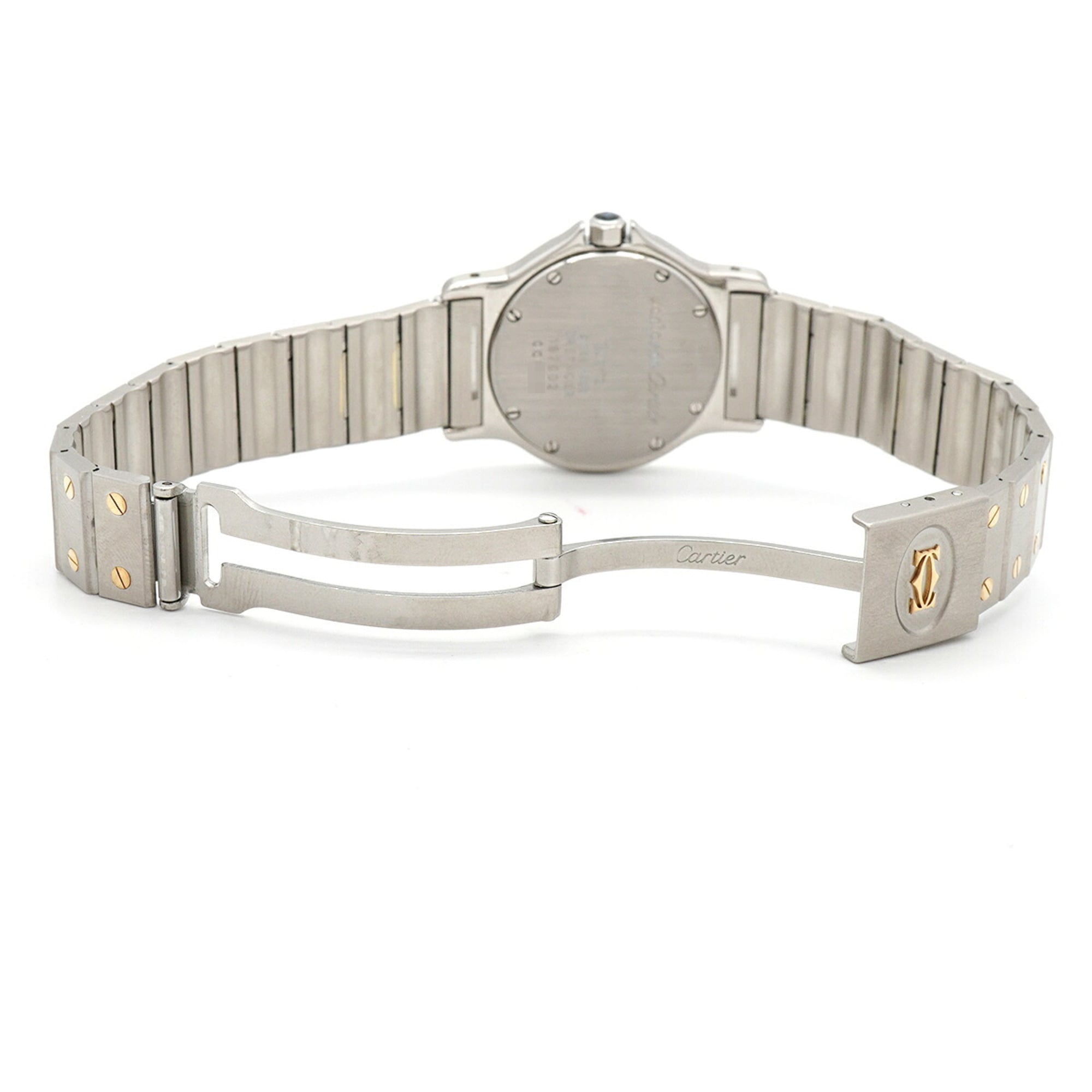 Cartier Santos Octagon LM W2001583 Ivory Dial Watch (Men's & Women's) — Very Good
