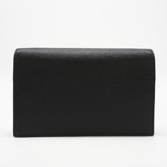 YVES SAINT LAURENT Kate Tassel Small Chain Wallet 452159 Shoulder Bag Black Silver Leather Women's — New - Store Return