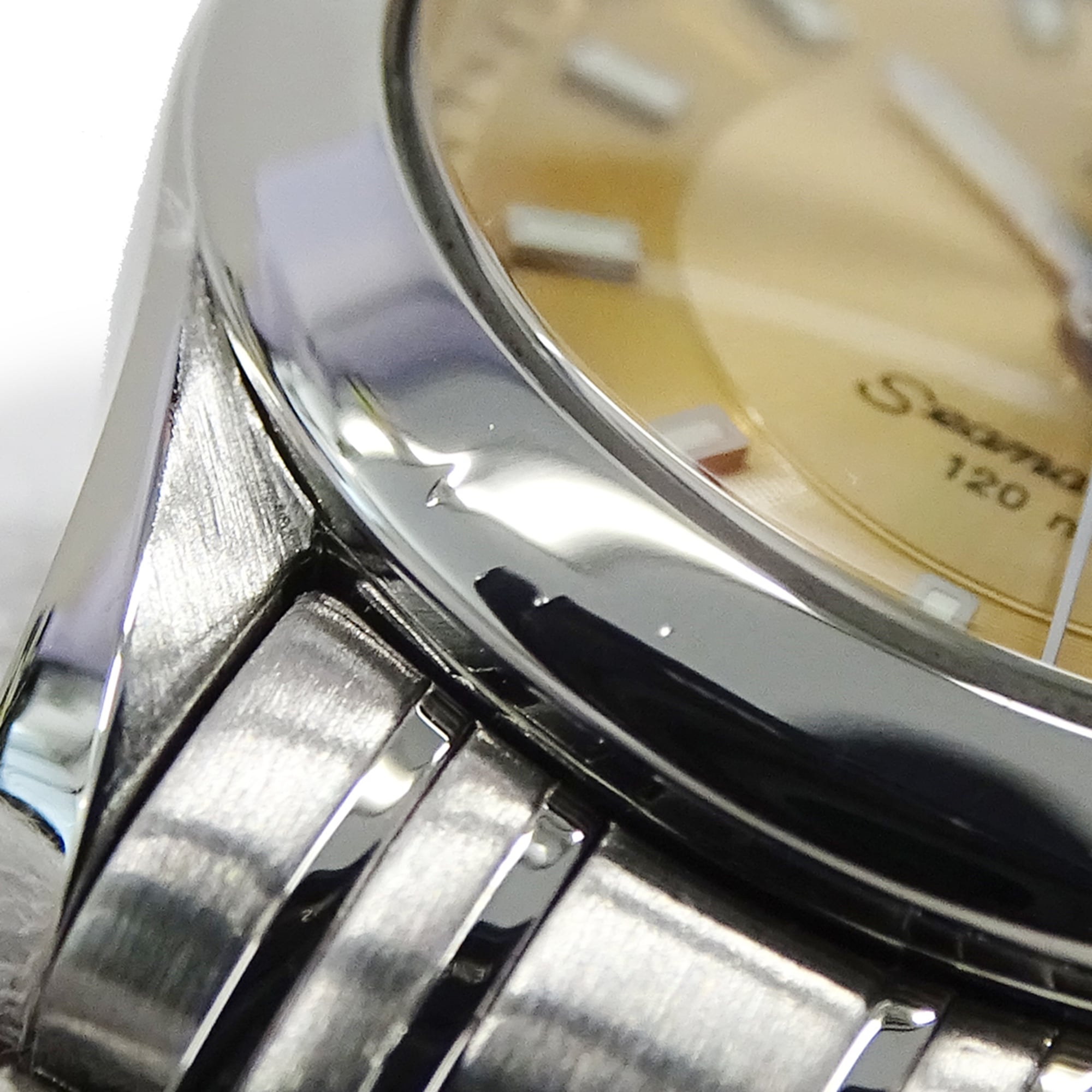 Omega Seamaster 2581.62 Women's Watch, Brand Name, 120m Water Resistant, Date, Quartz Movement, Stainless Steel (SS), Silver & Orange — Good