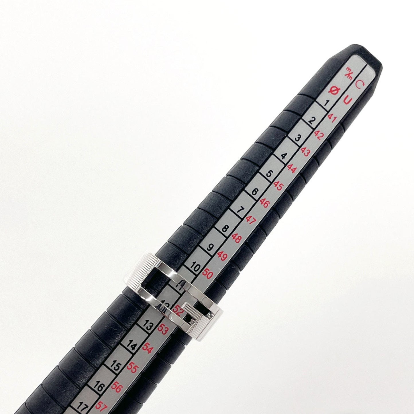 Gucci Branded Cutout G Ring/Ring Silver 925 GUCCI Women's