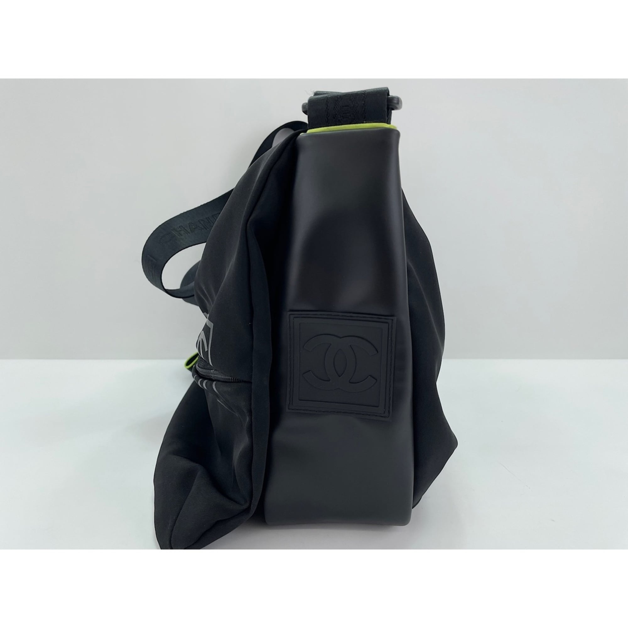 Chanel CHANEL Nylon Sport Line Shoulder Bag Black — New - Store Return
