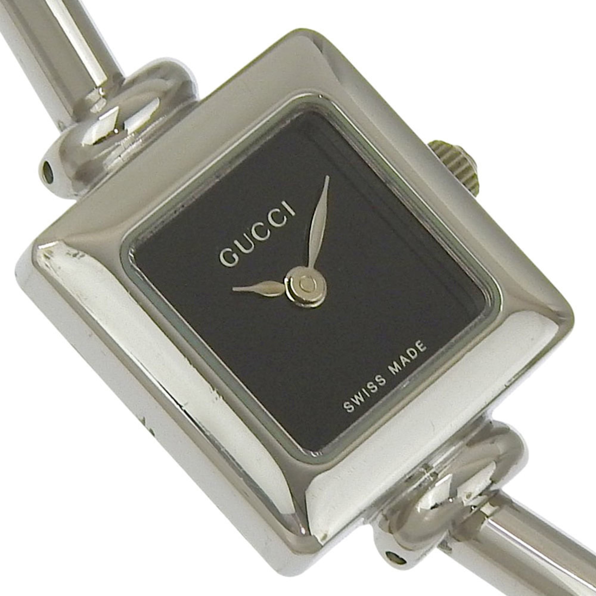Gucci Women's 1900L Stainless Steel Quartz Analog Watch with Black Dial — Good