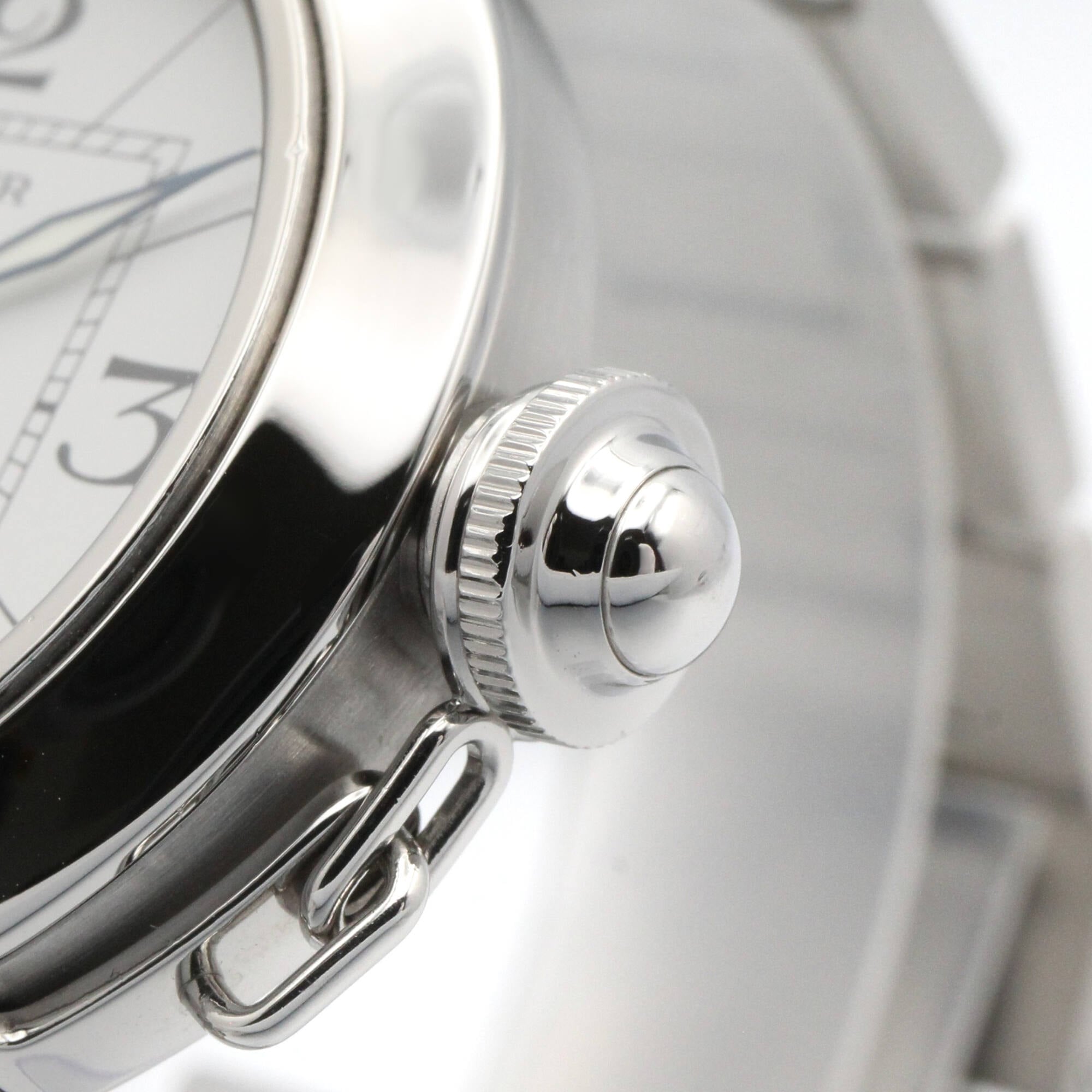 Cartier Pasha C Boys' Watch, Stainless Steel, White, W31074M7 — Very Good