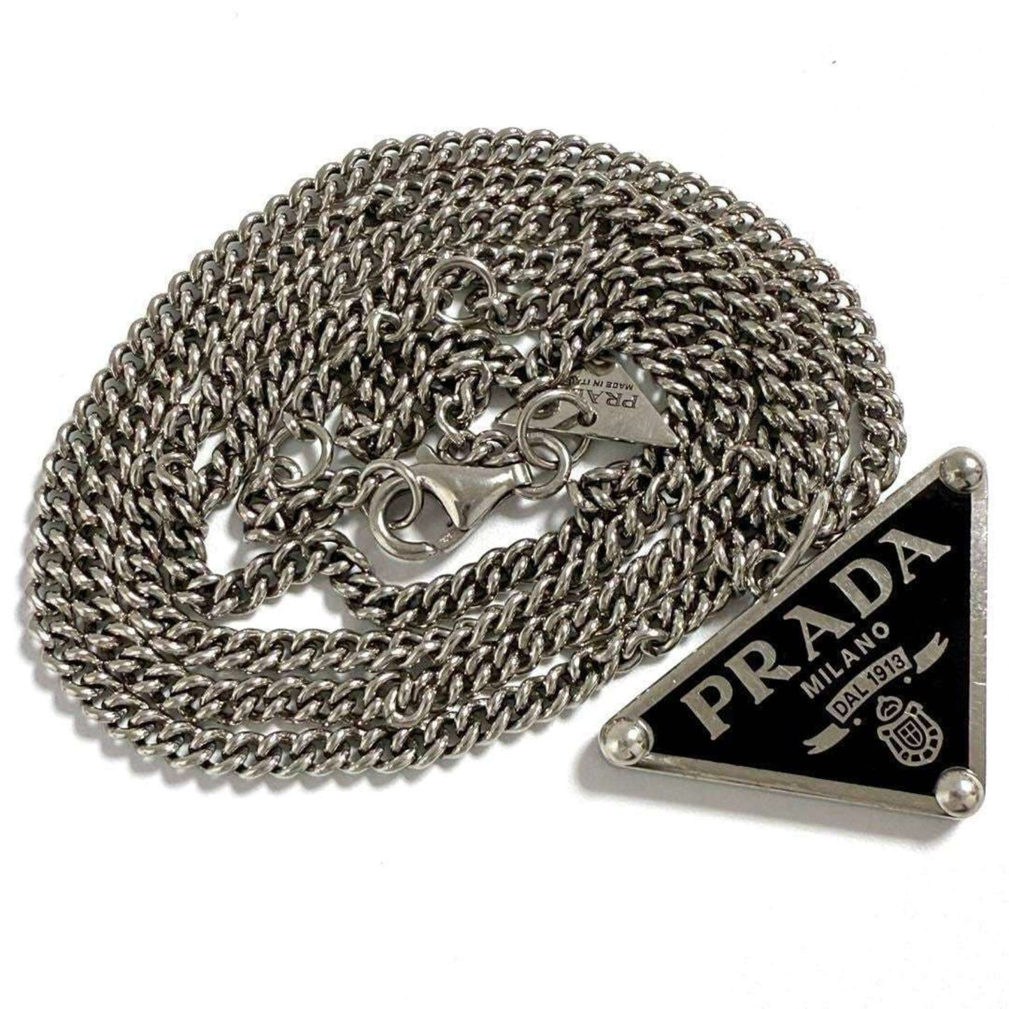 Prada Men's and Women's Symbol Necklace Pendant