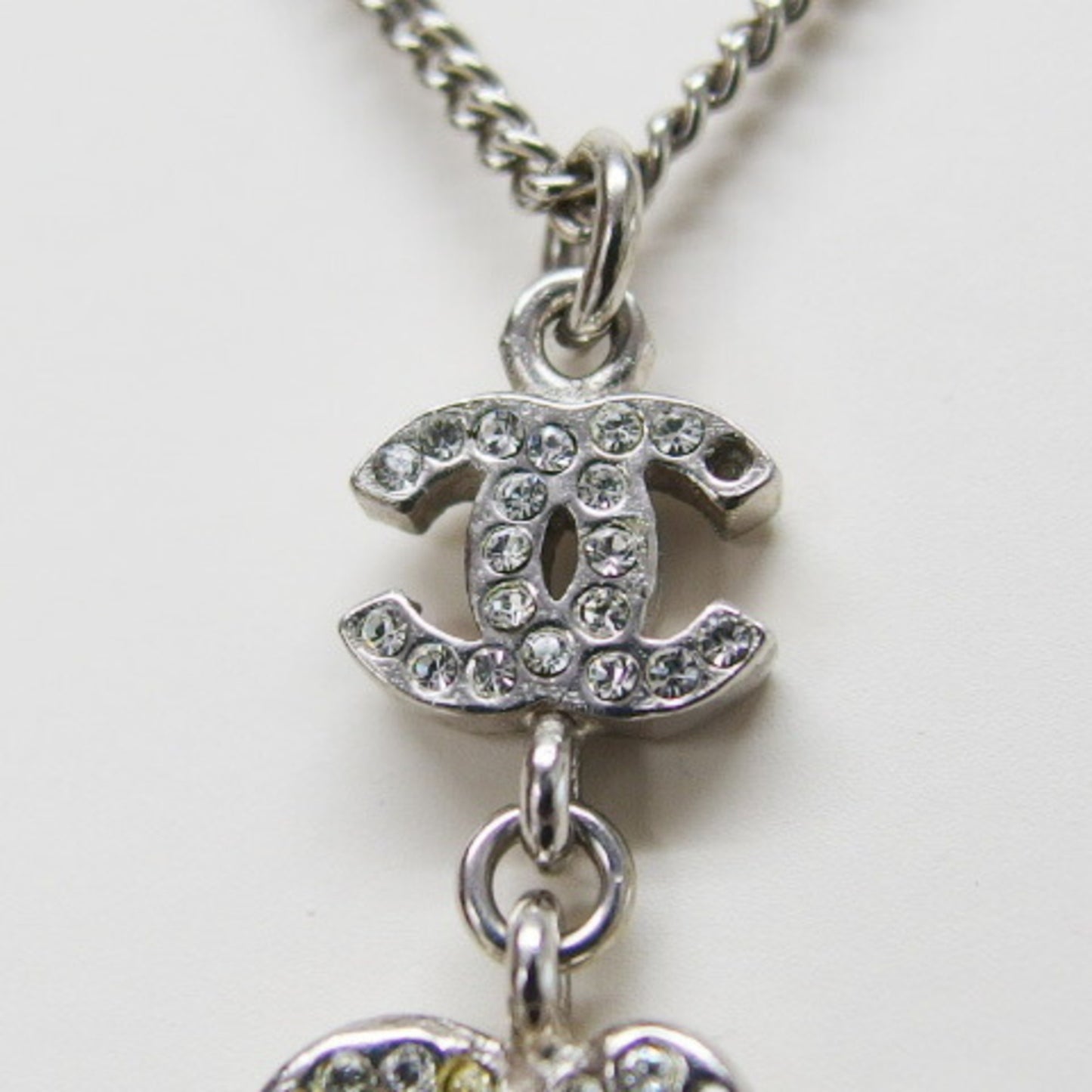 Chanel Necklace 07P Swing Coco Mark Camellia