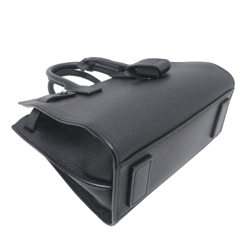 Saint Laurent Paris Sac de Jour Baby Women's Handbag 485019 Leather Black