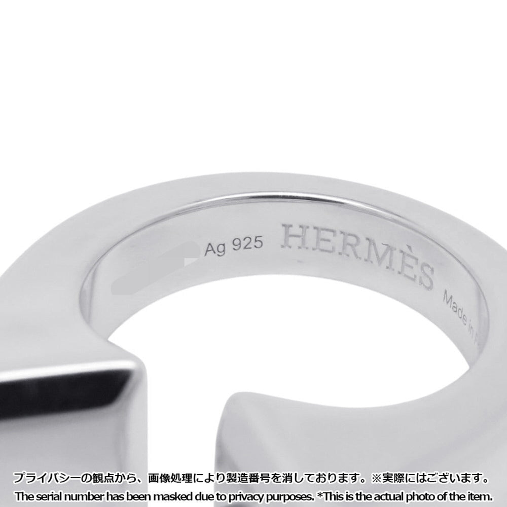 Hermes ring, Clou de Forge ring GM, SV925 silver, size 49. HERMES ring — Like New