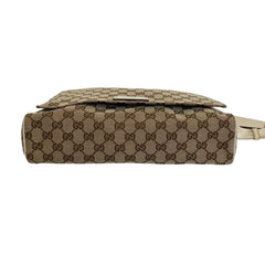 GUCCI GG Canvas Messenger Bag Shoulder 146236 Beige Men's Women's — Like New