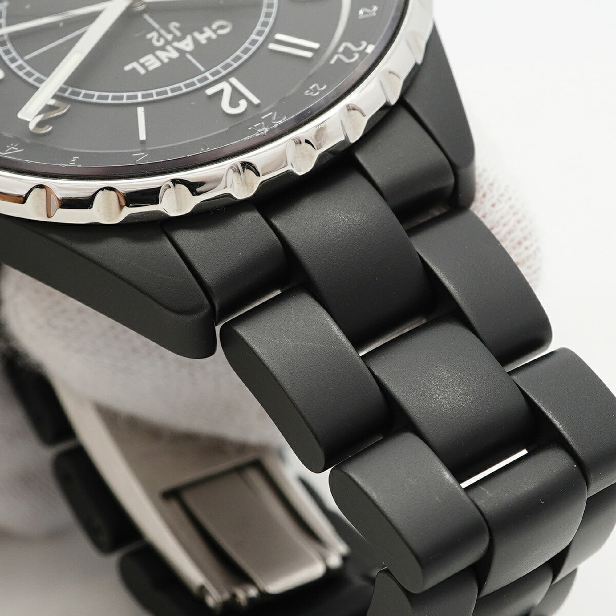 Chanel J12 GMT Matte Black H3101 Dial Men's Watch — Good
