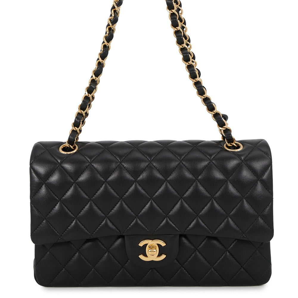 Chanel Chain Shoulder Bag Matelasse 25 Coco Mark Lambskin Double A01112 CHANEL Handbag Women's — Like New