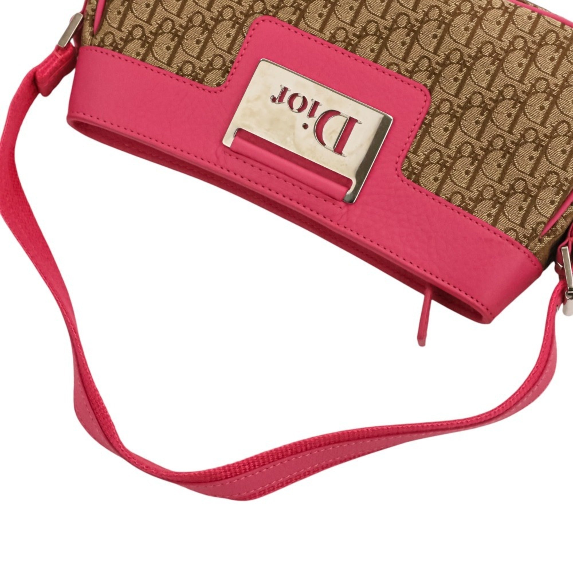 Christian Dior Trotter Street Chic Handbag, Beige Pink, Women's — Like New