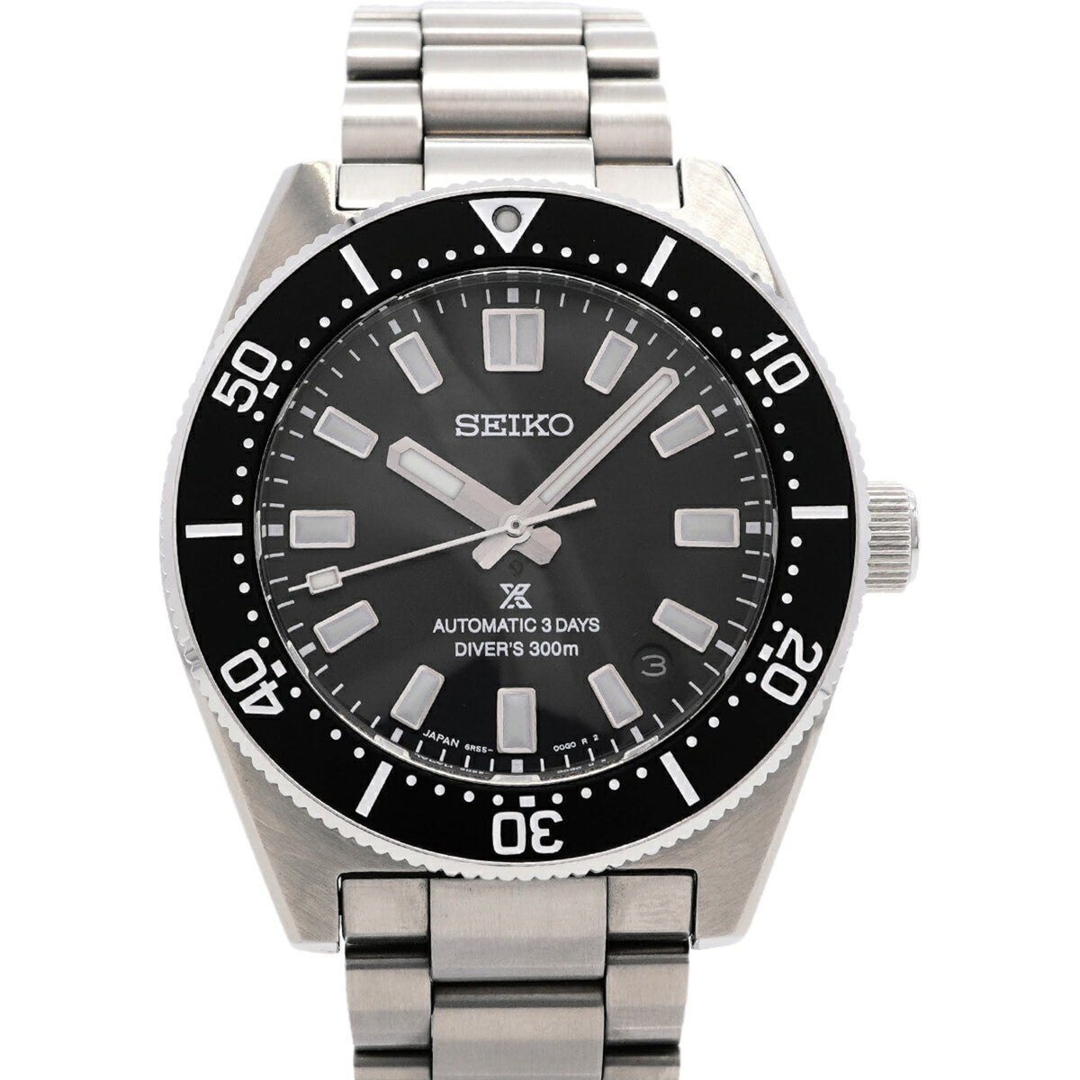 Seiko Prospex Diver Scuba SBDC197 6R55-00G0 Black Dial Men's Watch — Very Good