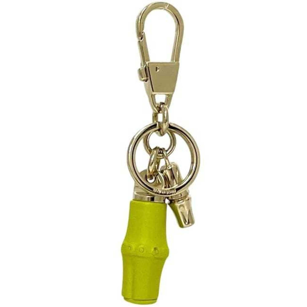 Gucci Charm Bamboo 828187 IAAFM 8086 GUCCI Metal Light Green Gold Yellow-Green Unisex — Like New
