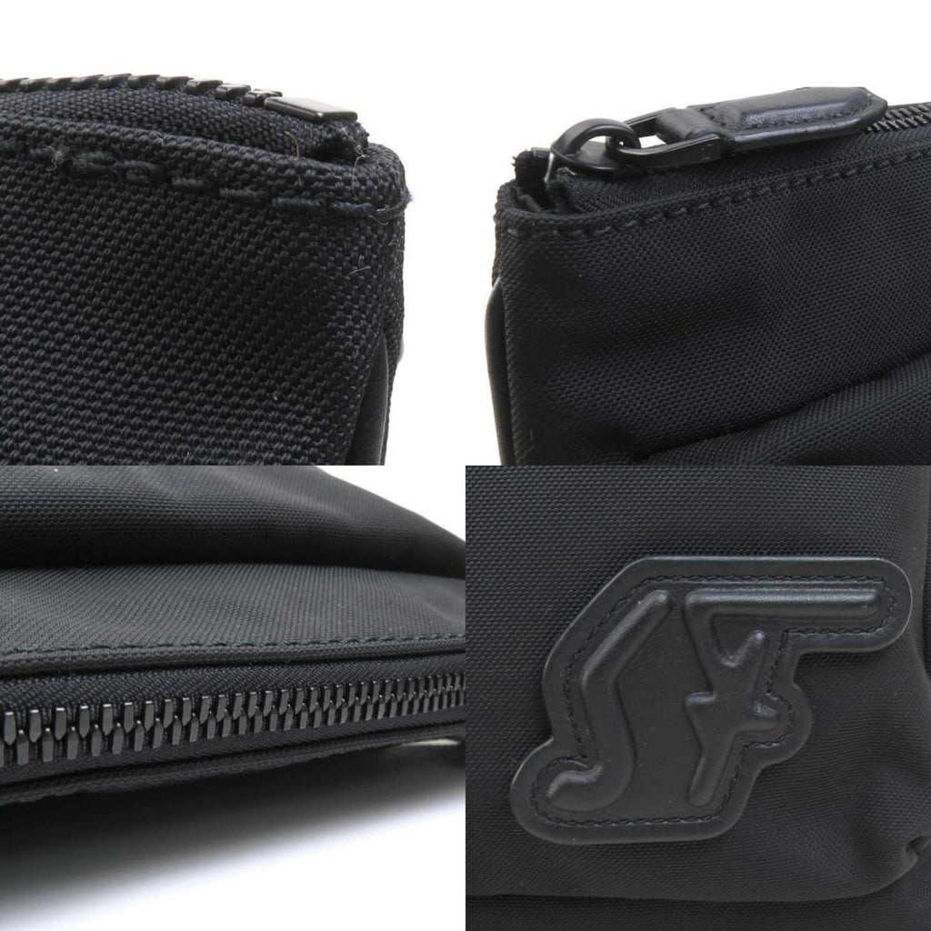 Salvatore Ferragamo Men's Nylon Black Shoulder Bag (H31735N)