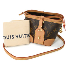 LOUIS VUITTON Louis Vuitton Noe Purse Monogram Canvas Leather Shoulder Bag Brown M57099 — Like New