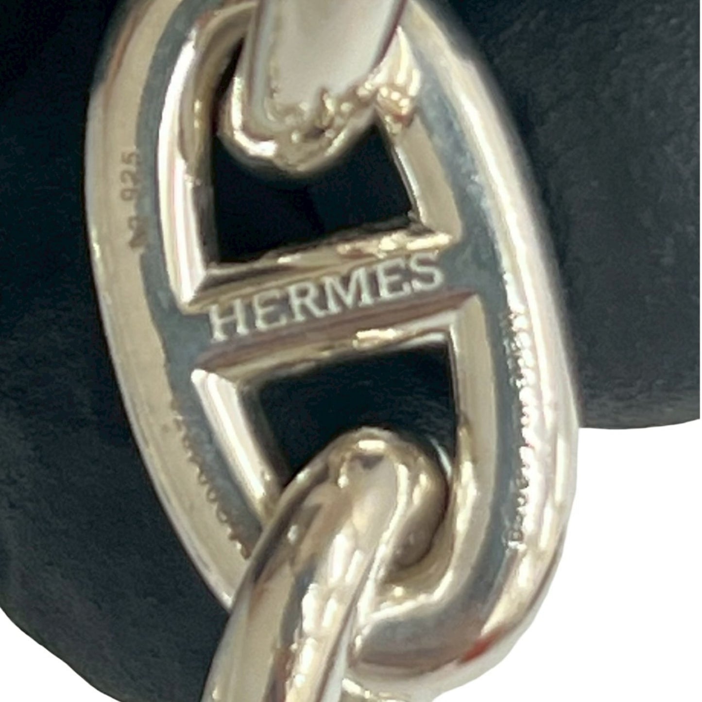 HERMES Chaine d'Ancre GM 13-link Sterling Silver 925 Chain Bracelet, 32134