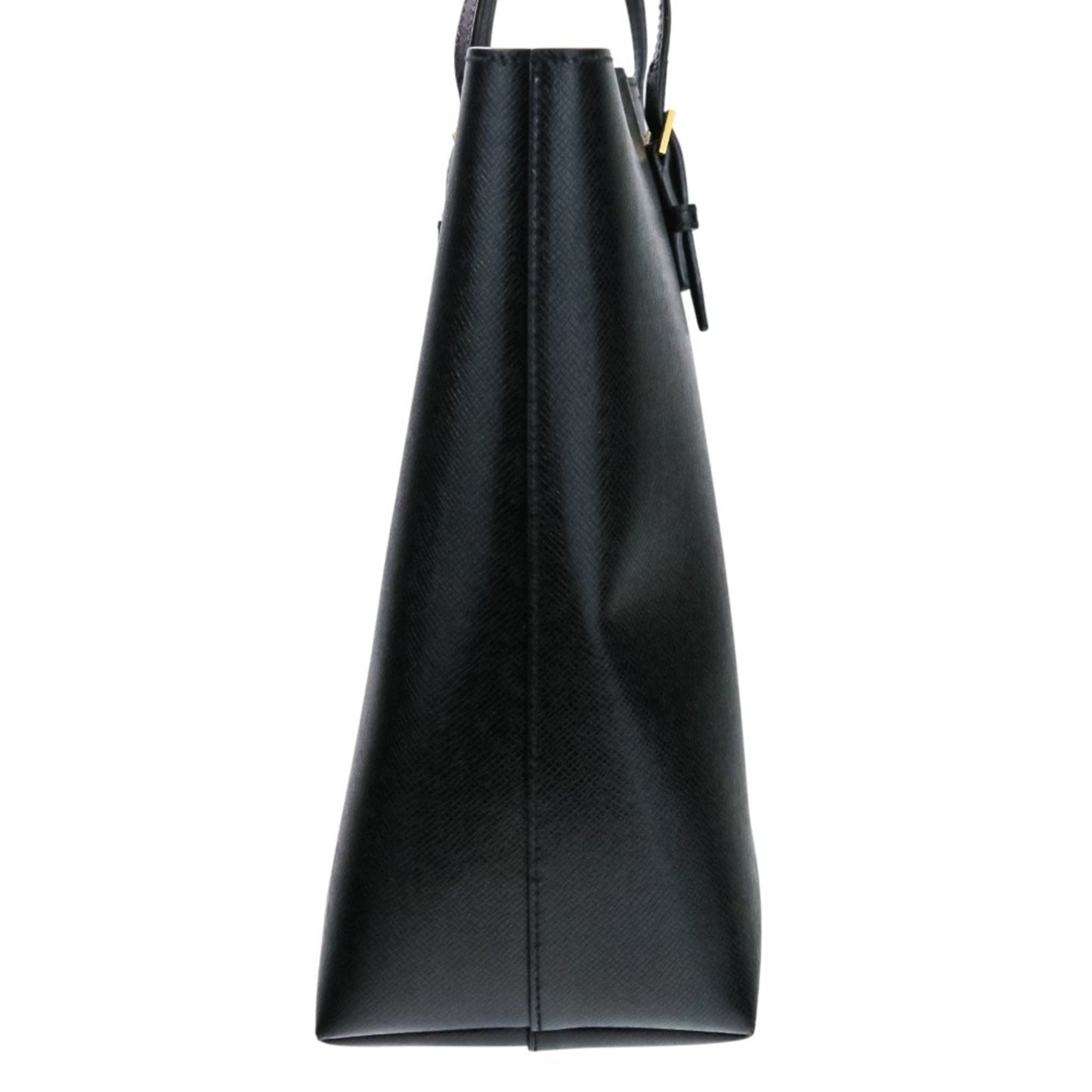 Yves Saint Laurent SAINT LAURENT PARIS Saint Laurent Paris Leather Tote Bag with East/West Pouch, 604309, Black, Women's