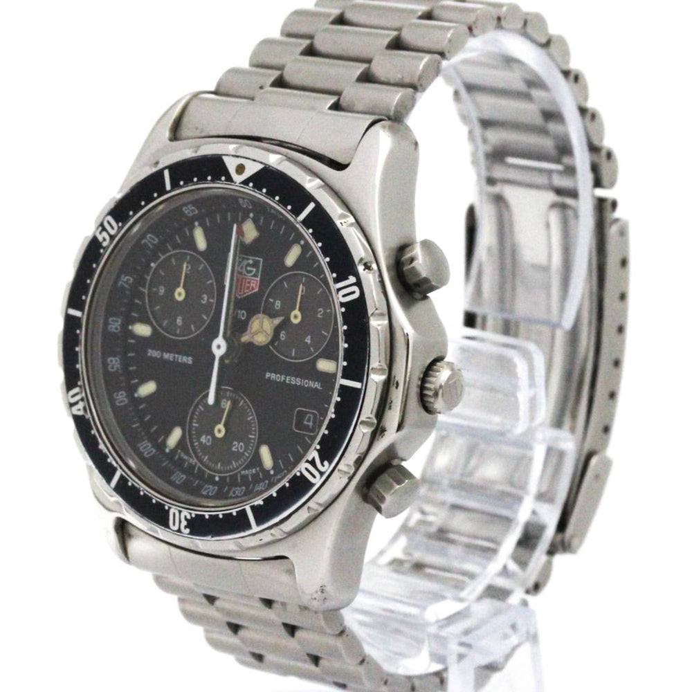 TAG HEUER Professional Chronograph Steel Quartz Mens Watch 570.206 — Good