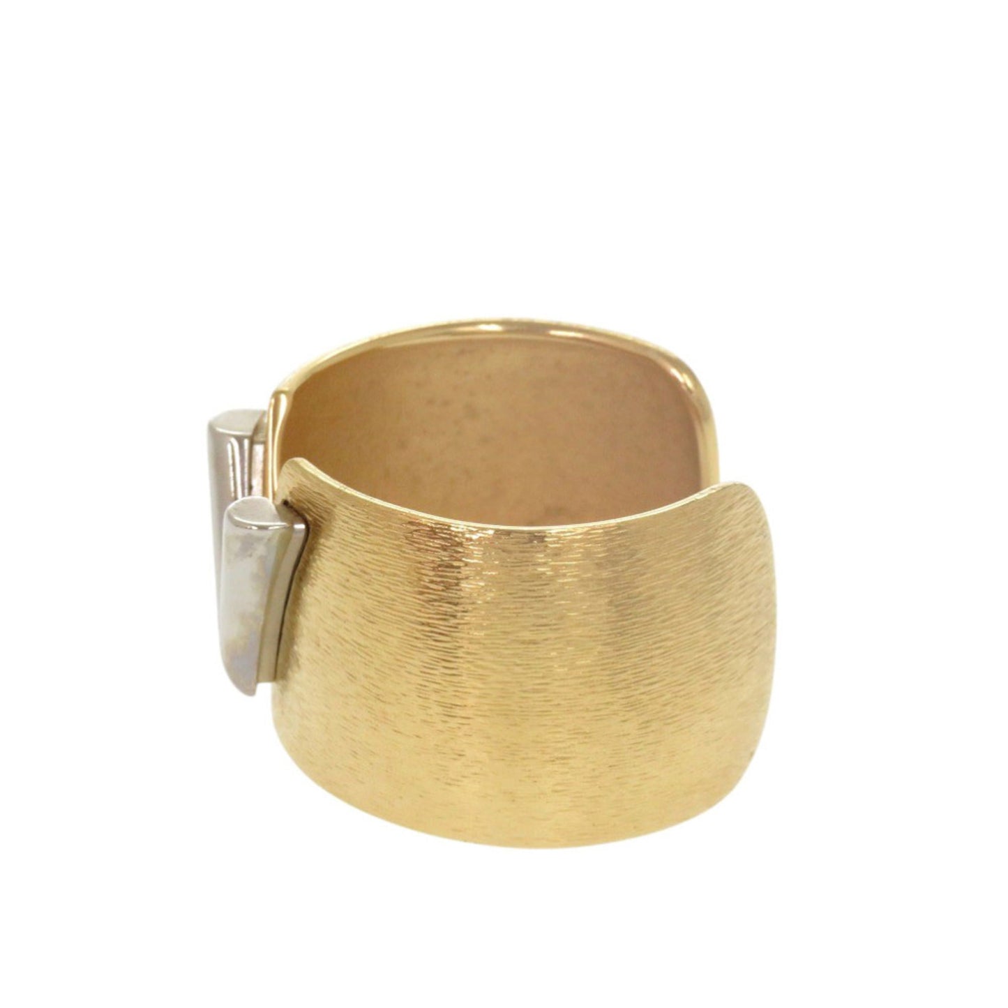 Excellent condition Louis Vuitton Essential V Colorama Cuff Bangle M68031 Metal Gold Bracelet LV 2081 LOUIS VUITTON