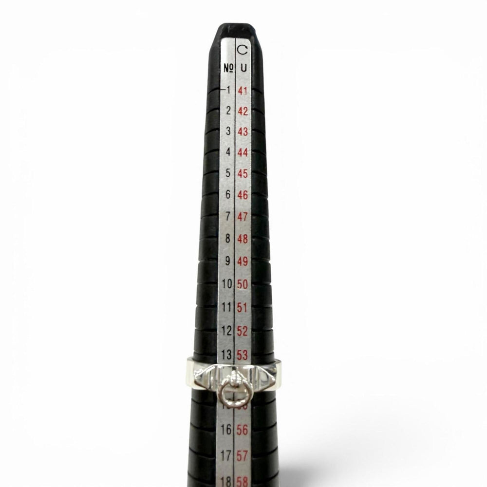 HERMES (Hermes) Collier de Chien AG925 Ring, 2019 model, Silver, Size 54, Made in France, Weight 4.8g, Men's/Women's Accessory — Like New