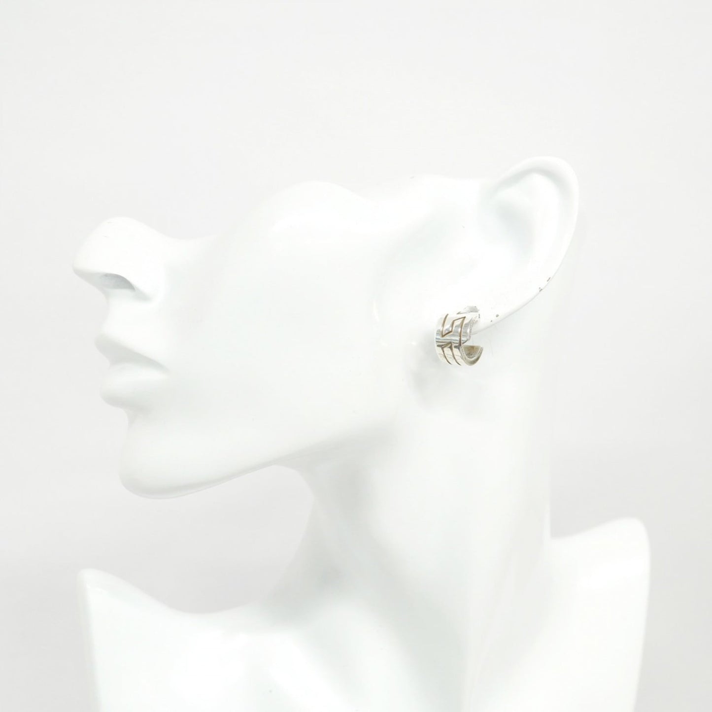 Hermes Italique earrings in 925 silver for men and women