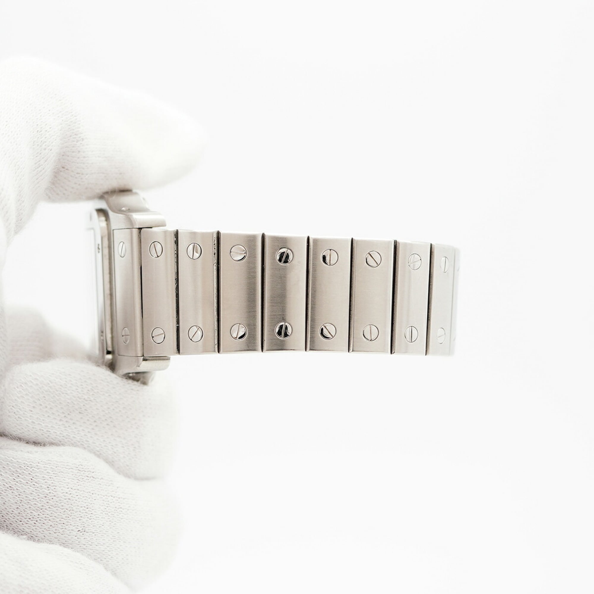 Cartier Santos Galbee XL W20098D6 Silver Dial Men's Watch — Good
