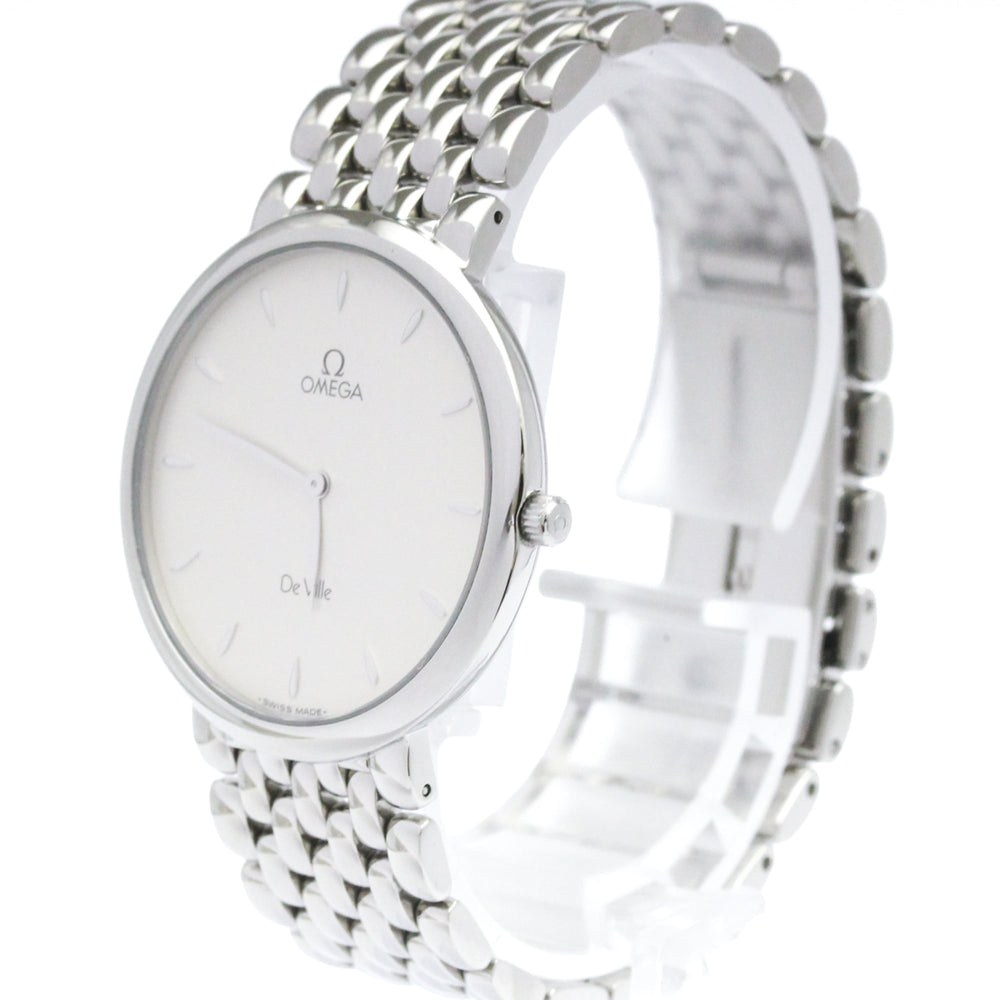 OMEGA De Ville Stainless Steel Quartz Mens Watch 7500.31 Polished — Very Good