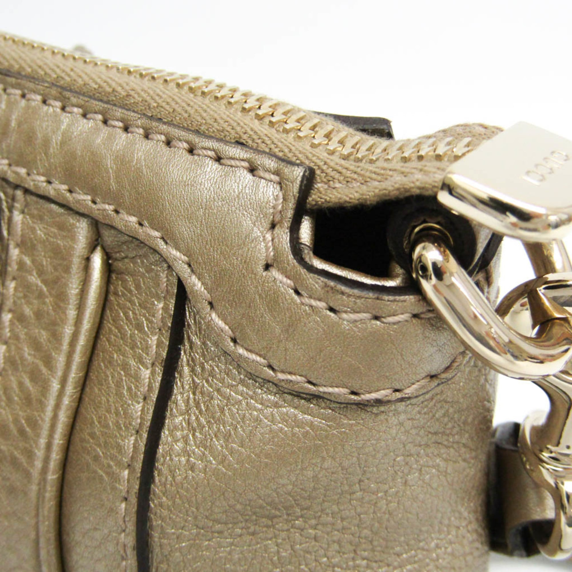 Gucci Bella 282300 Women's Leather Handbag,Shoulder Bag Gold