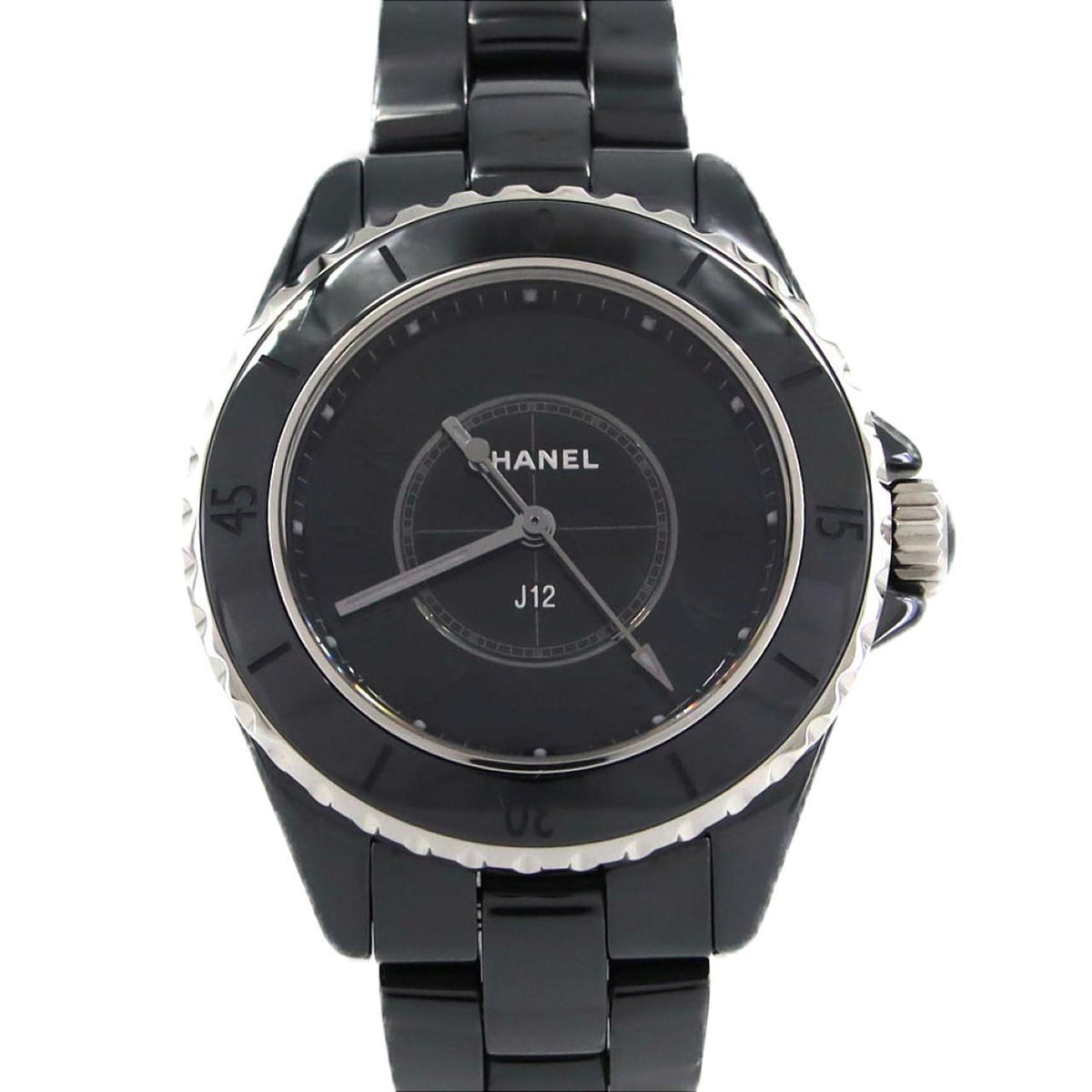 Chanel J12 Phantom 33mm Ceramic H6346 Quartz Watch — Very Good