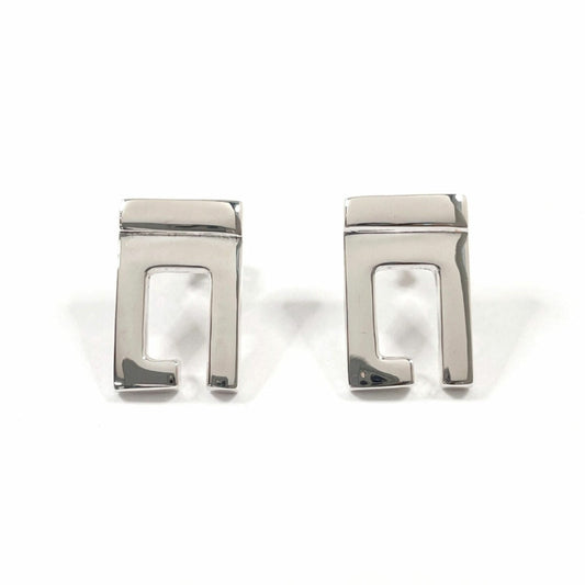 GUCCI G earrings in 925 silver, unisex