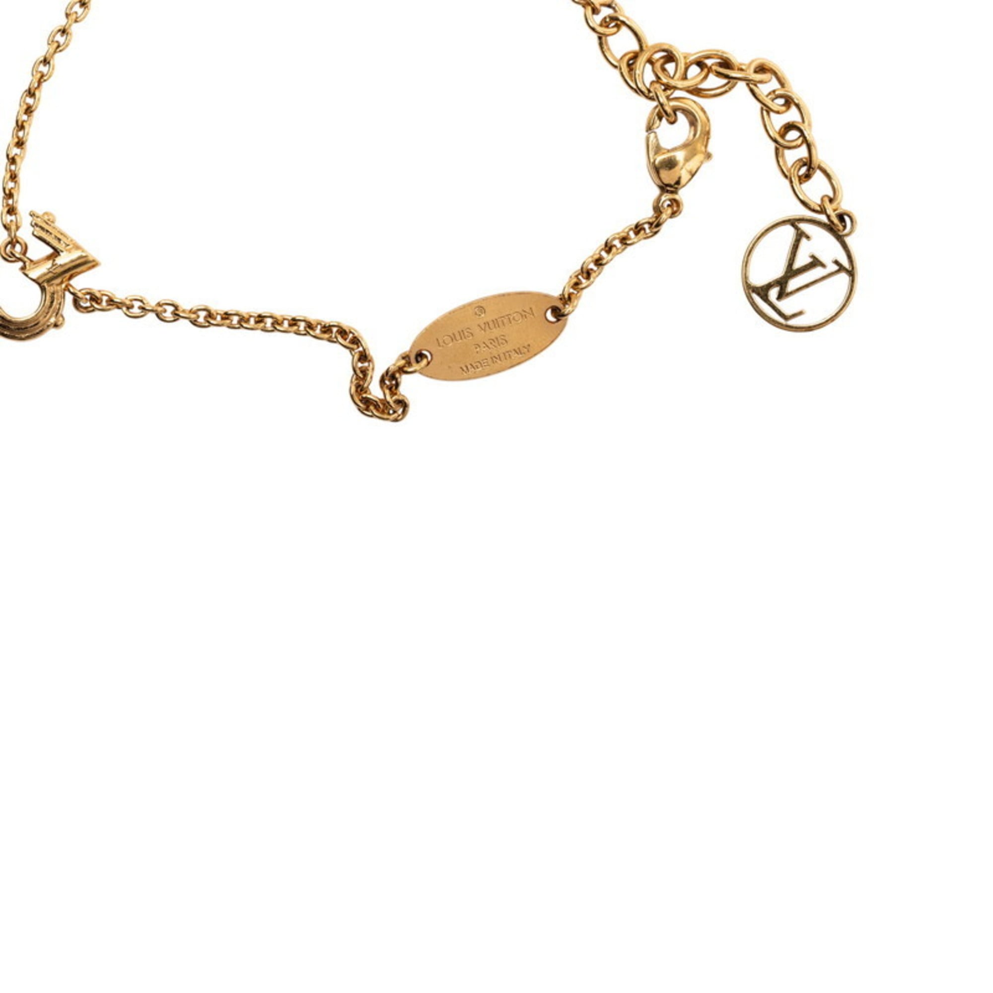 Louis Vuitton LV&ME 3 Bracelet M00080 Gold Plated Women's LOUIS VUITTON